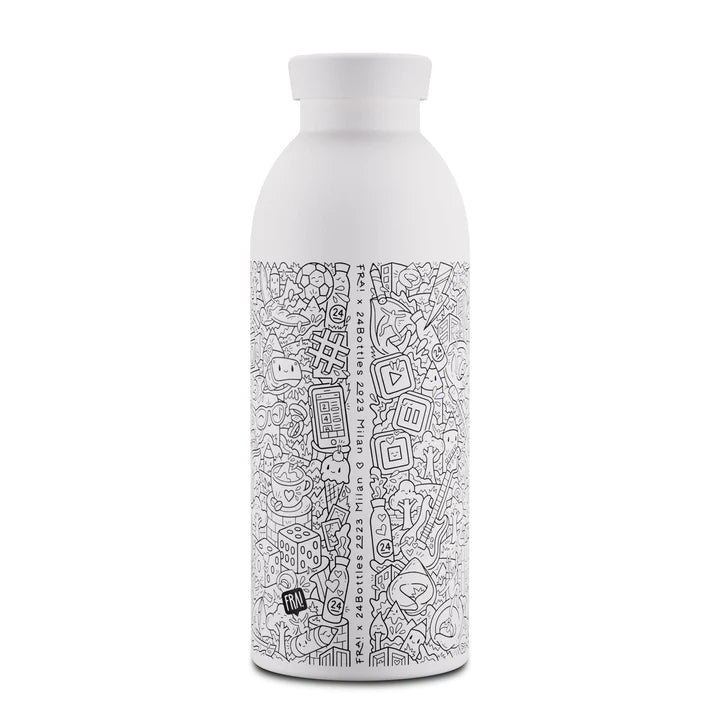 24Bottles Clima 500ml - FRA x - White