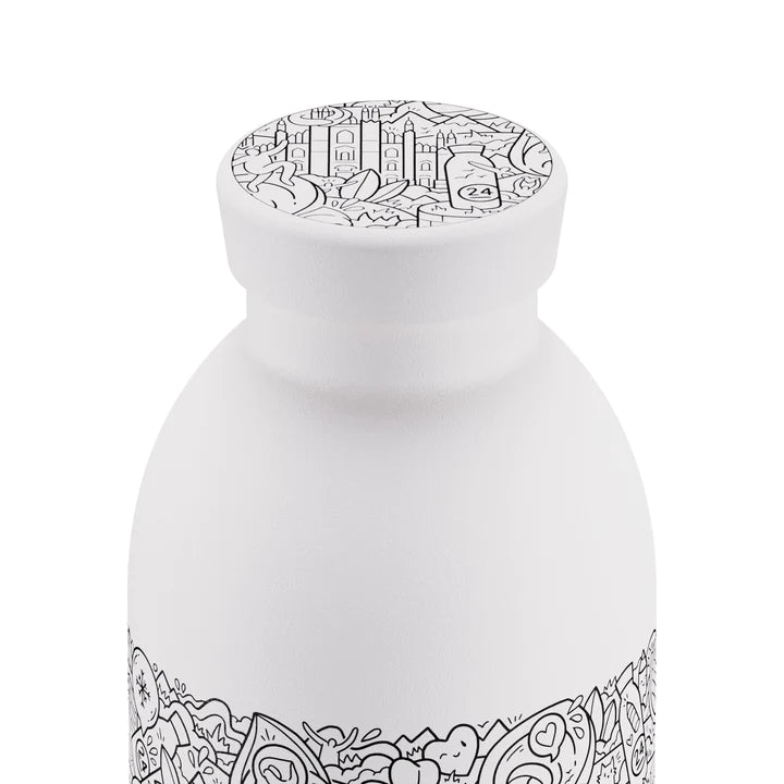 24Bottles Clima 500ml - FRA x - White