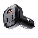 AceFast Fast Charger Car Charger B3 66W 2 x USB-C + 1xUSB-A