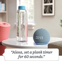Amazon Echo Dot 4th Gen Smart Speaker with clock and Alexa - Twilight Blue