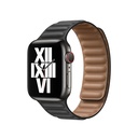 Apple 40mm - Black Leather Link - S/M