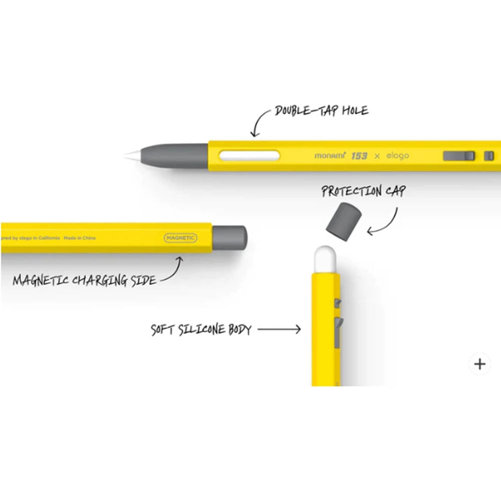 Apple Pencil 2nd Gen Monami Case - Yellow