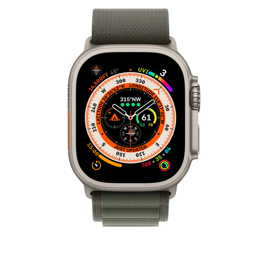 Apple Watch 49mm Green Alpine Loop - Large