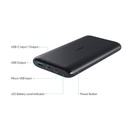 Aukey 10000mAh USB-C Rapid charge Ultra Slim Power Bank - Black