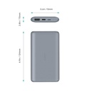 Aukey 10000mAh USB-C Rapid charge Ultra Slim Power Bank - Gray