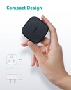 Aukey 20W Power Deliver USB-C Mini Charger - Black
