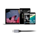 Aukey 2m USB-C to USB 3.0 Quick Charger 3.0 Performance Nylon Braided Cable - Black