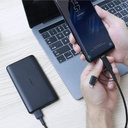 Aukey 3-in-1 MFI Lightning Cable With Micro USB & USB-C Cable - Black