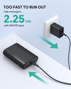 Aukey Essential 15,000mAh 3-Port Power Bank with 30W PD - Black