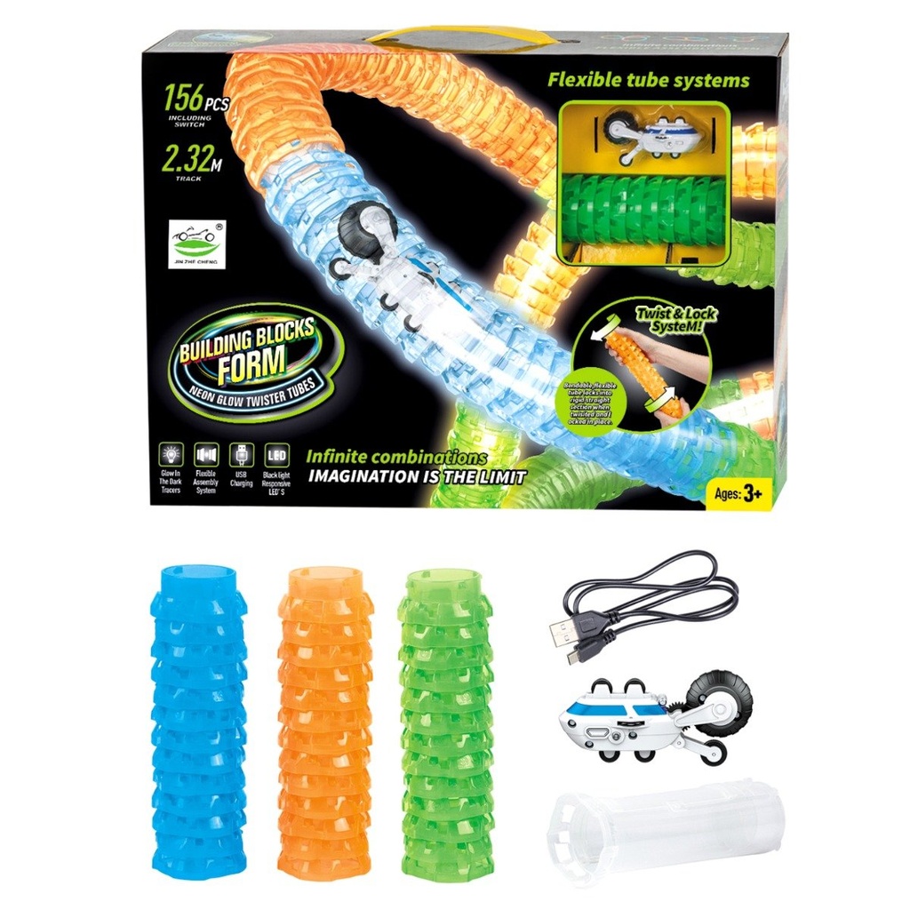 Car Race Track Set - 156 Piece