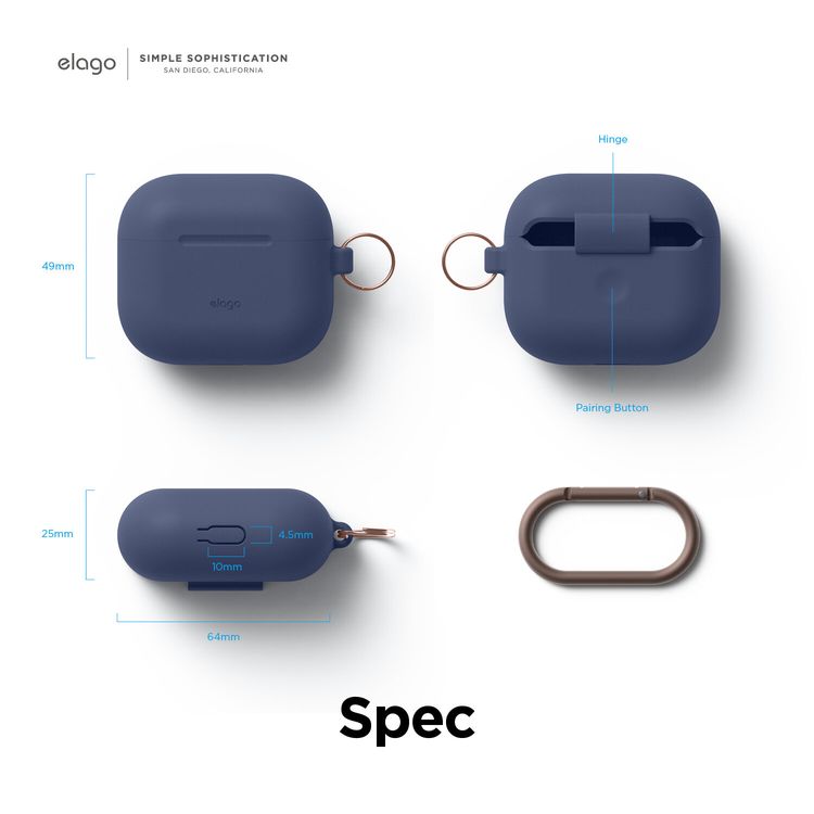 Elago AirPods 3 Hang Case Jean Indigo