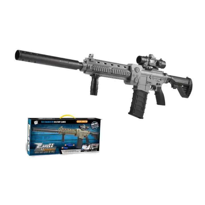 Electric Firing Rifle - 95Cm - Grey
