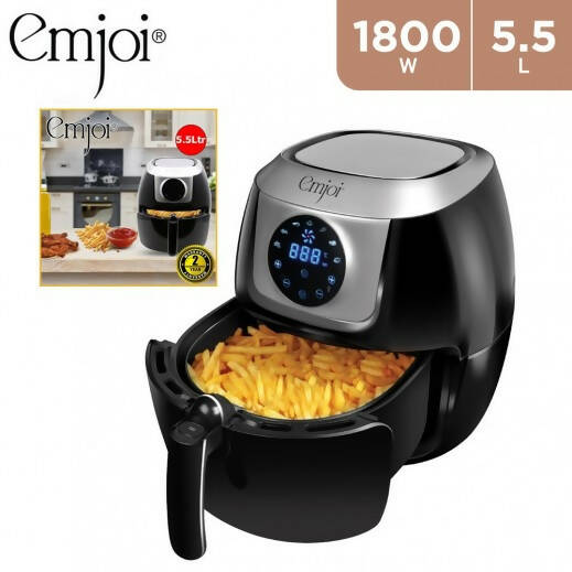 Emjoi Digital AirFryer 1800W 5.5L - Black