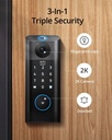 Eufy Video Smart Lock FingerPrint & Wi - Fi - Black