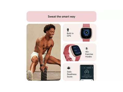 Fitbit Versa 4 Pink Sand / Copper Rose