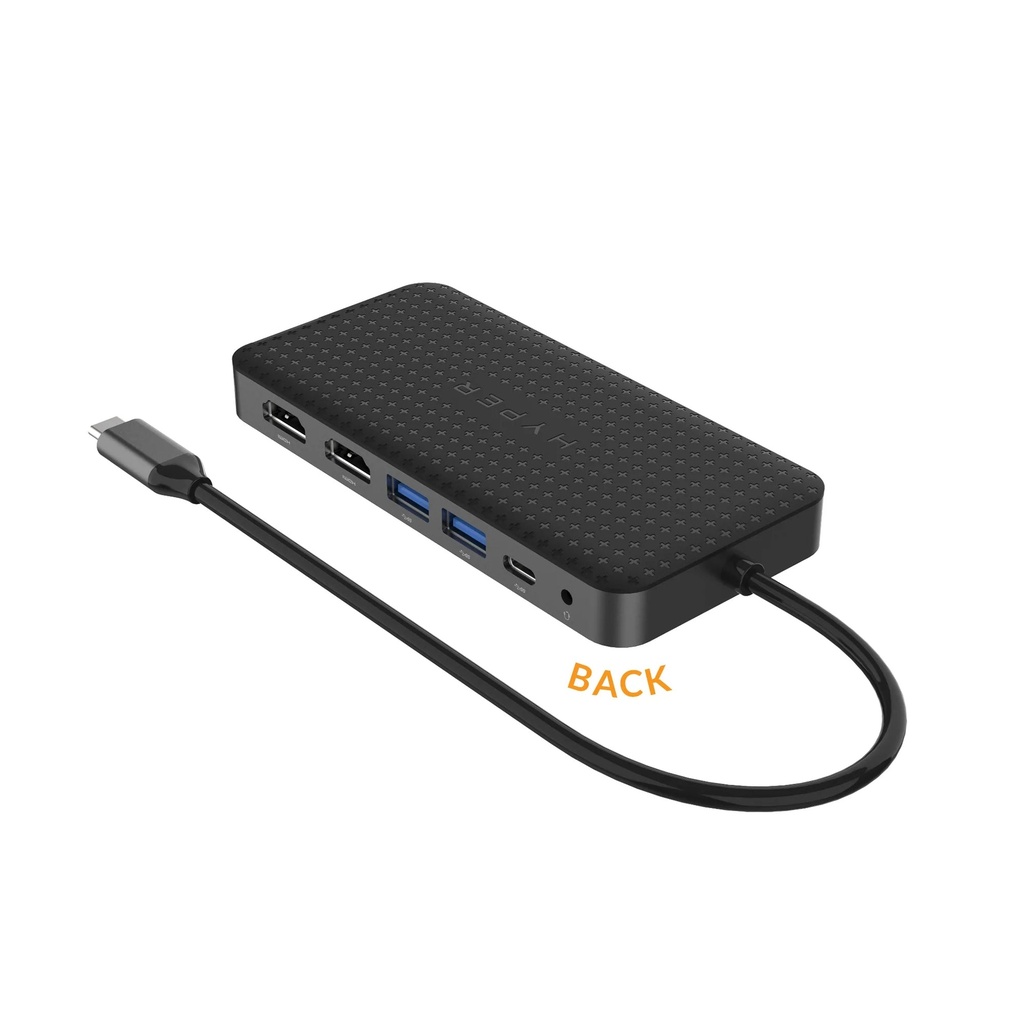 HyperDrive Dual 4K HDMI 10-in-1 USB-C Hub For M1/M2 MacBooks
