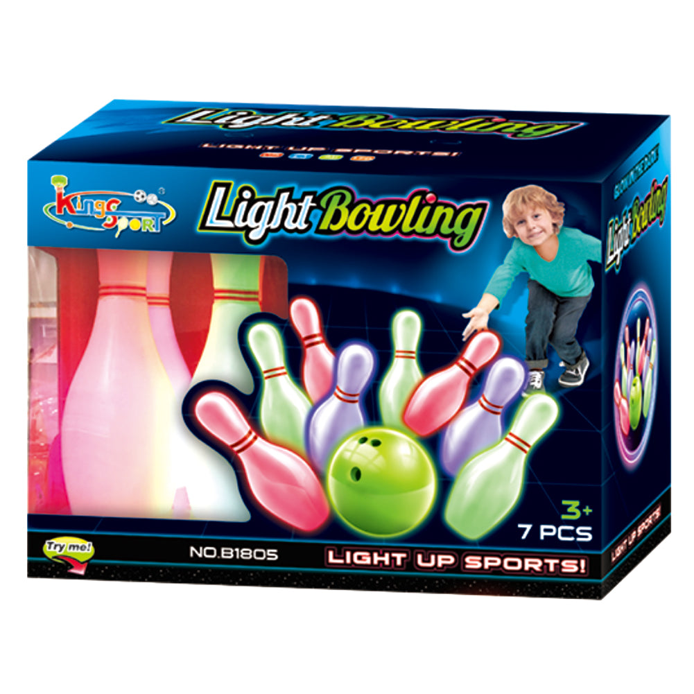 Light Bowling Set, 7 Pieces