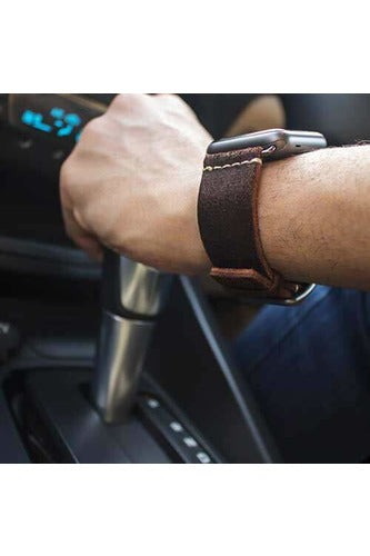 Meridio Heritage - Cordwood Leather Strap 45mm