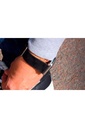 Meridio Heritage - Forest - Black Leather Strap 45mm