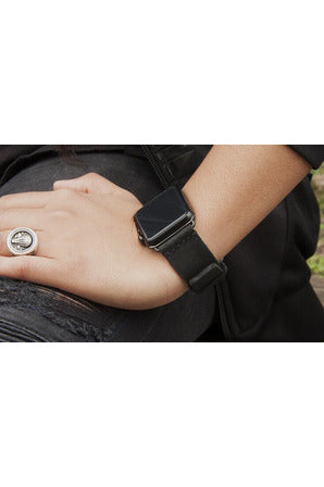 Meridio Heritage - Forest - Black Leather Strap 45mm