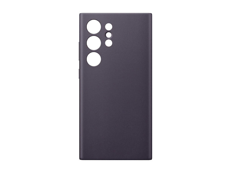 Samsung S24 Ultra Vegan Leather Case - Dark Violet