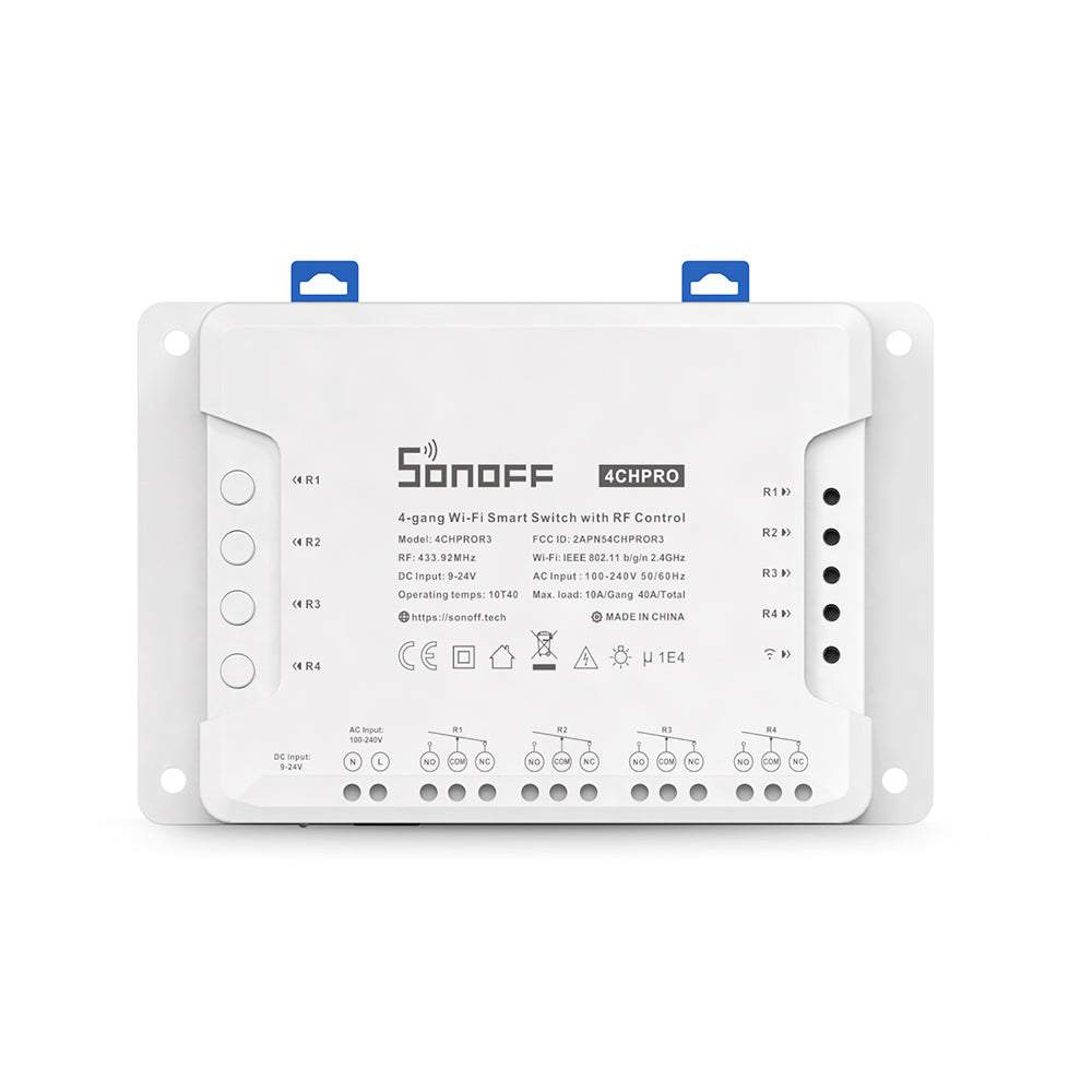 SONOFF 4 - Gang Wi - Fi Smart Switch With RF Control