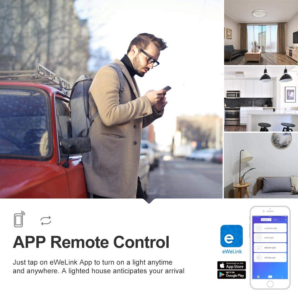 SONOFF Basic R3 10A Smart WiFi Wireless Light Switch,DIY