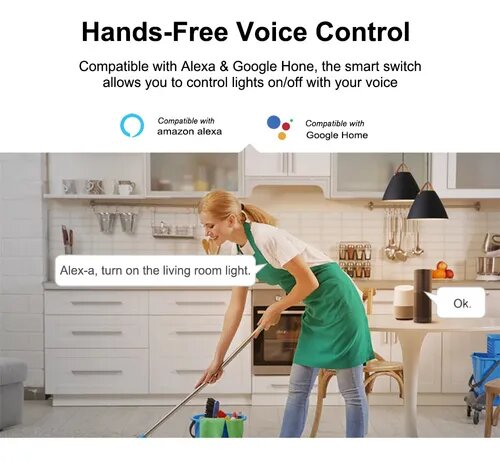 SONOFF Wi - Fi Smart Wall Switch 2 Gang