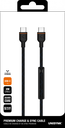 UNISYNK Premium USB-C 60W Cable 2 Meter - Black
