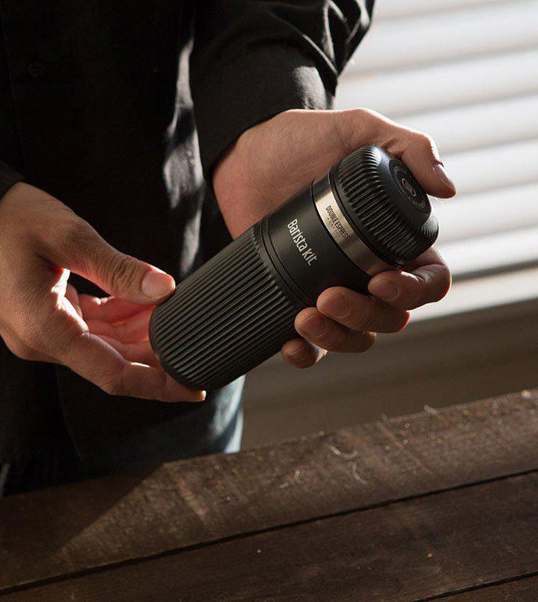 Wacaco - Nanopresso - Barista Kit - for Ground Coffee - Large Water Tank, Large Espresso Cup and 3 Espresso Baskets