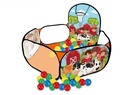 Wemzy - Cast Basketball Pool With 100 Balls, Orange