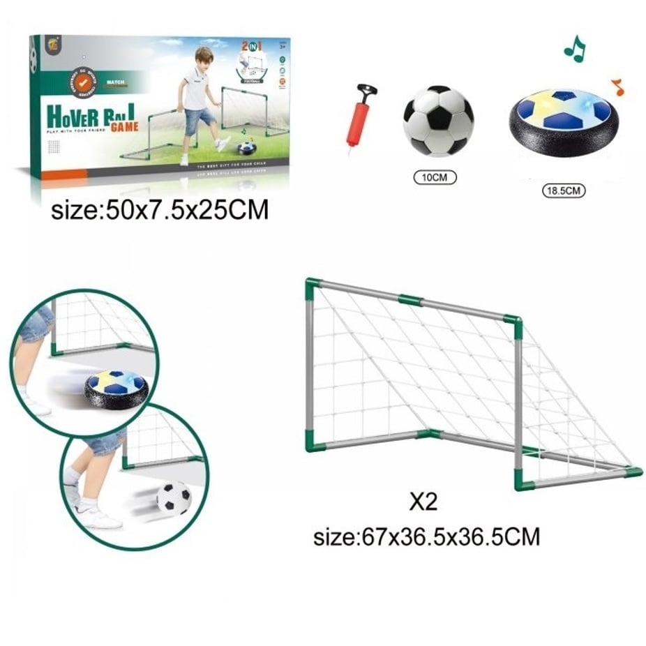 Wemzy - Floating Balls, 2 Soccer Gates, Lights And Music