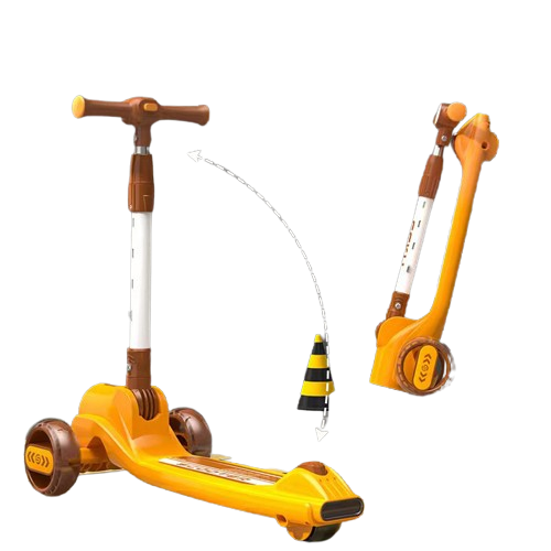 Scooter With Light - Yellow