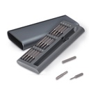 Powerology 31 Bits Stainless Steel Screwdriver Kit - Grey