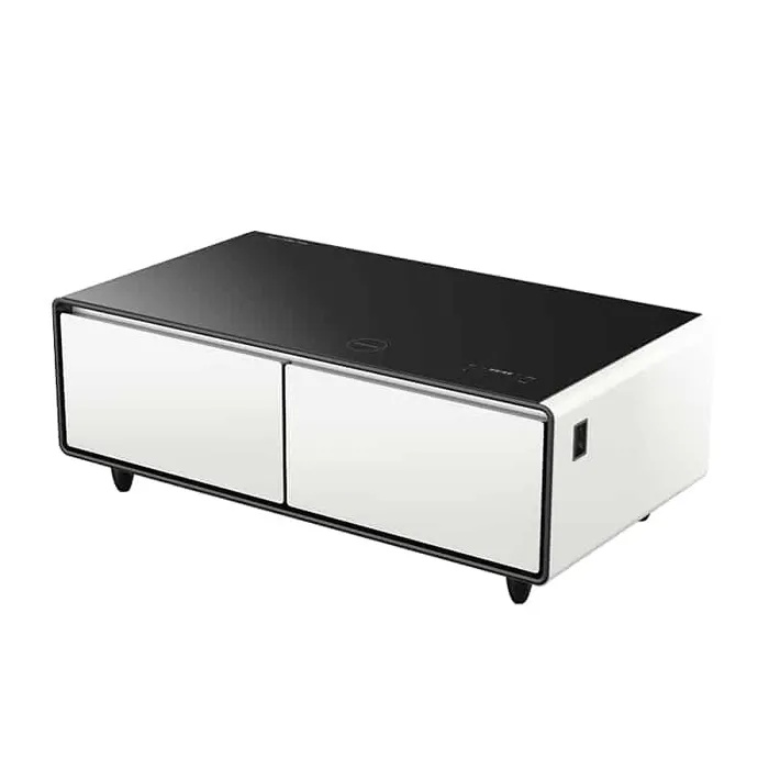 Gamvity Newest Music Version Pro Version Smart Coffee Table 135L Refrigerator (Tb135) - White