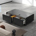 Gamvity Newest Luxury Pro Version Smart Coffee Table 135L Refrigerator (Tb135) - Wooden