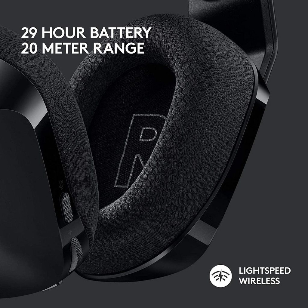 Logitech G733 Lightspeed Wireless RGB Gaming Headset - Black