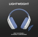 Logitech G435 Lightspeed Wireless Gaming Headset - White