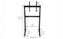 Next Level Free Standing Single Monitor Stand