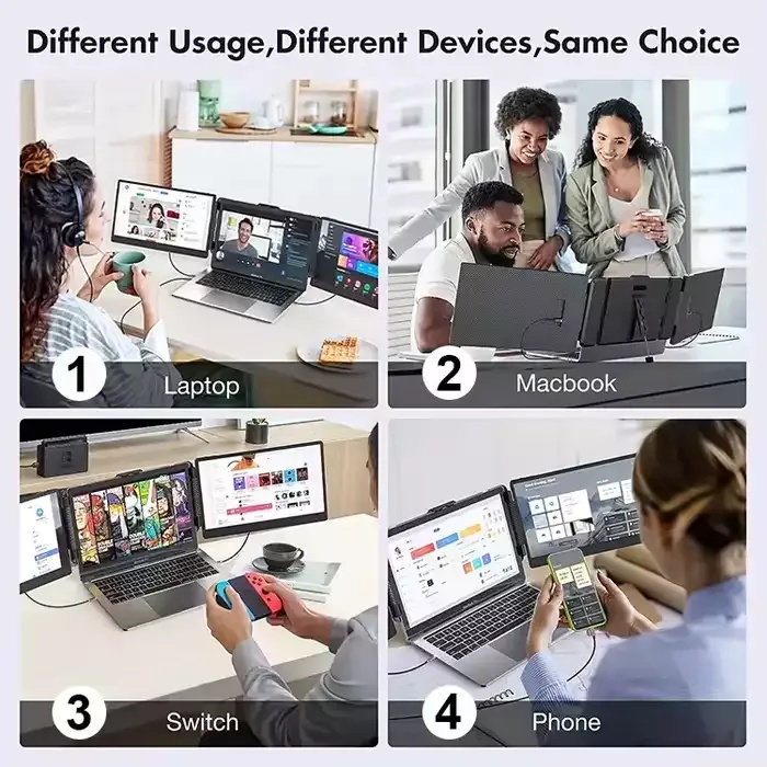 Gamvity Triple Screen Laptop Screen Extender