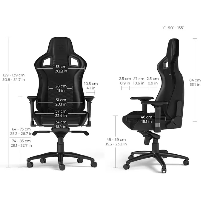 Noblechairs Epic Series 1 Gaming Chair - Black