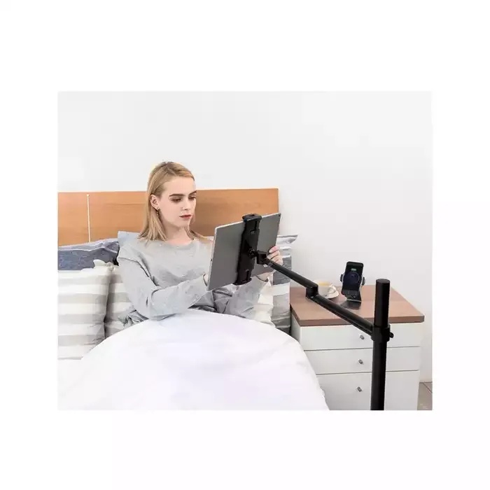 Multifunction 3 In 1 Floor Stand For Laptop/Tablet PC/Smartphone Holder Height/Angle Adjustable