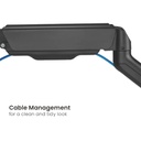 Gamvity Gaming Computer RGB Single Monitor Arm