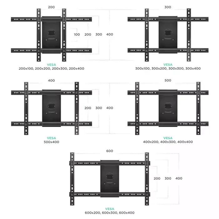 Gamvity Wall Mount Tv Bracket Universal (40-75)