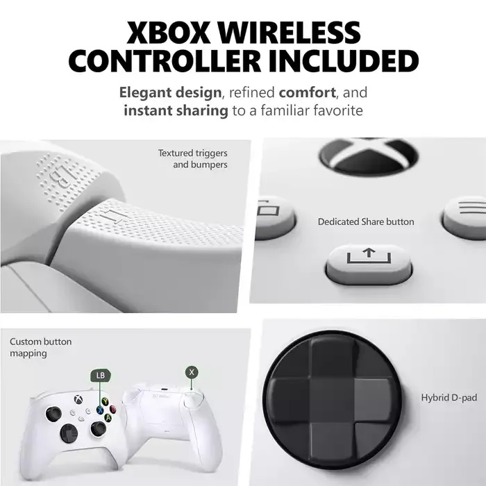XBOX SERIES S – STARTER BUNDLE 512GB SSD WITH GAME PASS ULTIMATE 3 MONTH DIGITAL GAMING CONSOLE