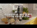 General Electric 12-Cup Food Processor with Accessories - (G8P1AAYSPSS)