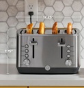 GE Toaster-4 Slices- (G9TMA4YSPSS)