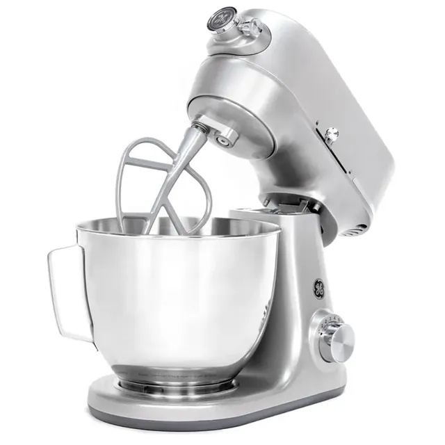 General Electric 350W Stand Mixer, 5 LTR, silver - (G8MSAAY1RSH)