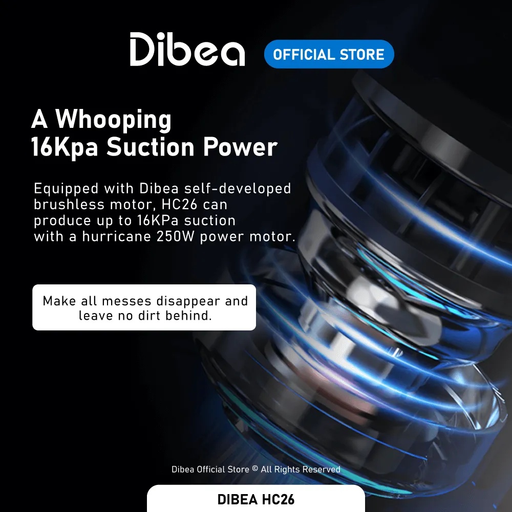 Dibea HC26 5-IN-1 Cordless Smart Wet Dry Floor Washer & Vacuum Cleaner