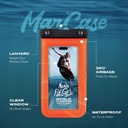 Statik MarCase Floating Waterproof Phone Pouch Case - Orange
